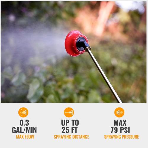 3Gallon Lawn Garden Sprayer Compatible with Dewalt 20V Battery, Backpack Pump Sprayer w/ 2.0Ah Battery, Translucent Water Tank, Adjustable Pressure, for Spraying Plants, Watering, Weeds, Cleaning‼️light dirt and incomplete‼️