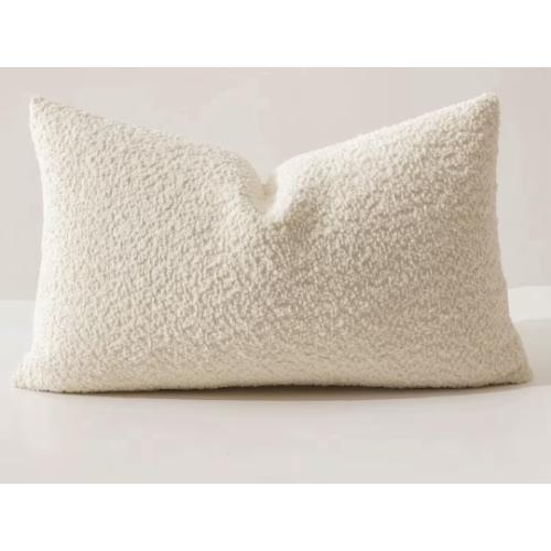 2pk Fennco Styles Ivory Soft Minimalist Decorative Cushion for Sofa, Bed, or Chair Décor