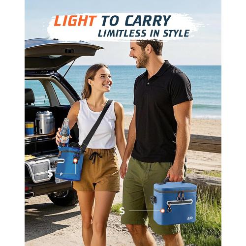 Small Cooler Bag, Mini Ice Lunch Box, Soft-Side Insulated Waterproof Bag