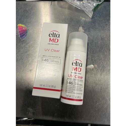 EltaMD UV Clear Face Sunscreen SPF 46, Oil-Free Sunscreen with Zinc Oxide, Dermatologist Recommended