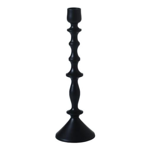 Beautiful Metal Taper Candle Holder by Drew Barrymore, 10, Black