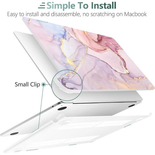 DONGKE Compatible with MacBook Air 13 inch Case M5 2026 M4 M3 M2 2025-2022