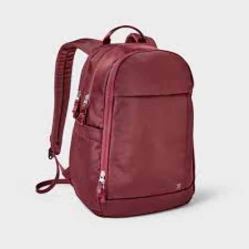 All in motion 14L Faux Neoprene Backpack - Burgundy