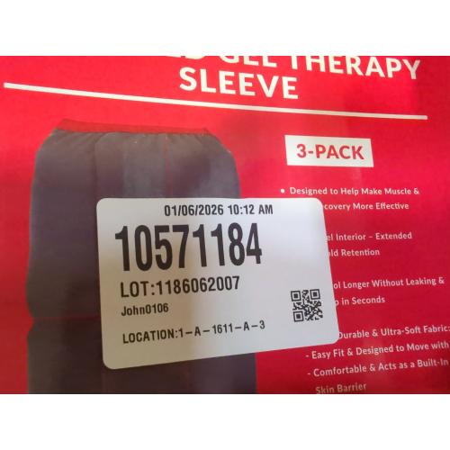 Set of 3 Sizes Medic Therapeutics Hot & Cold Gel Therapy Sleeves Set of 3 Sizes