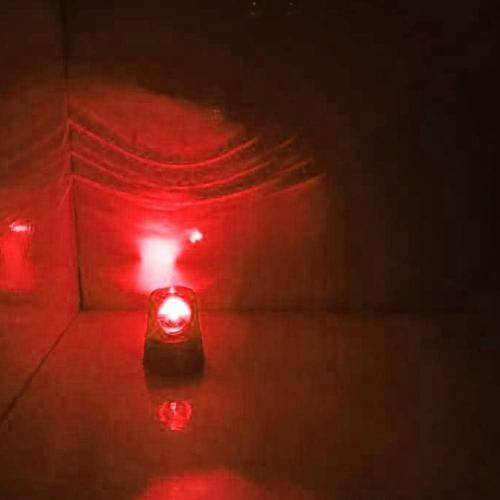 3inch Rotating Red Flashing Beacon Party Lamp DJ Strobe Light Disco Ball Light, 360 Degree Flashing Flare Safety Warning Lights Emergency LED Car Siren Strobe Lights