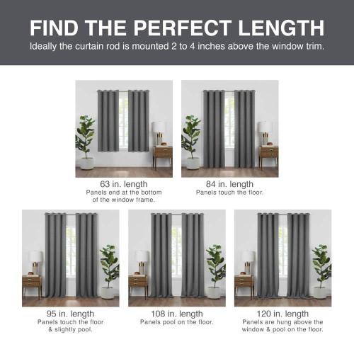 Drop Cloth White Cotton Solid 50 in. W x 84 in. L Ring Top Light Filtering Curtain (Single Panel)