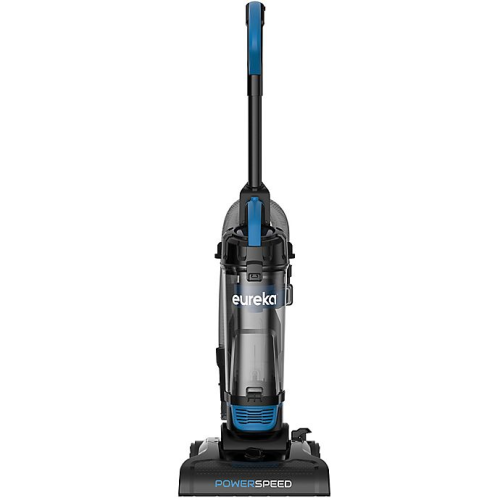 Color Black and Blue Eureka® PowerSpeed Upright Vacuum in Black