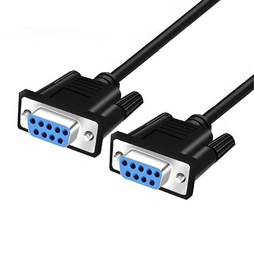 10ft 28AWG RS232 DB9 Female to Female Straight Through Extension Cable