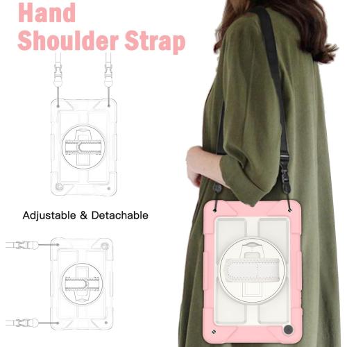 BMOUO for Samsung Galaxy Tab A9 /A9 Plus Case 11 2023, Pink