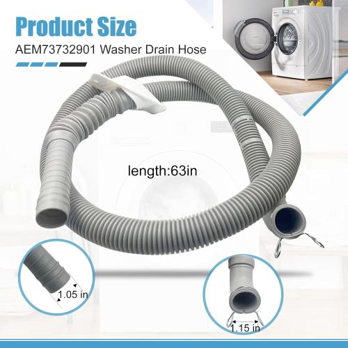 AEM73732901 Washer Drain Hose Assembly for LG/Kenmore Washing Machine