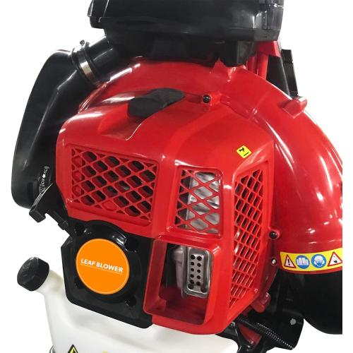 Gas Leaf Blower, Backpack Leaf Blower, 80CC 2 Stroke 900 CFM Backpack Blowers Gas Powered, Gas Powered LeafBlower, Gas Blowers for Lawn Care, Yard, Road Cleaning (Red)