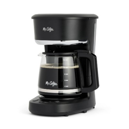 Mr. Coffee 12-Cup Programmable Coffee Maker Black: Stainless Steel Drip Machine, Dishwasher-Safe, Electric, Paper Filter‼️light dirt‼️