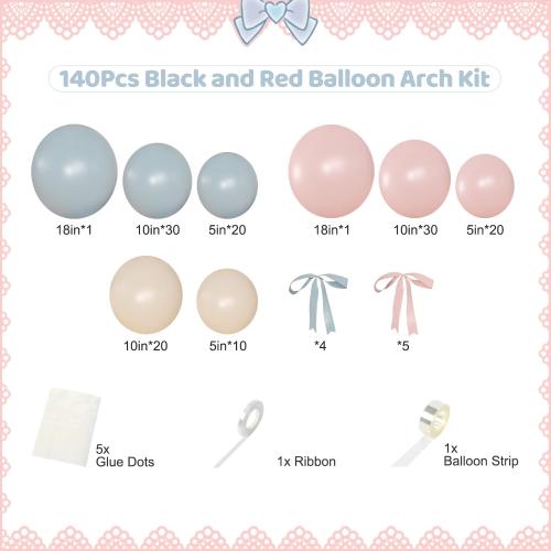 Gender Reveal Balloon Kit, 141Pcs Baby Shower Decorations