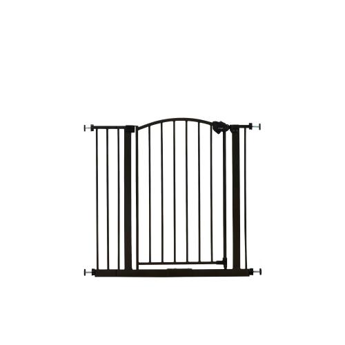 Regalo Gate 35-in x 30-in Pressure Mounted Bronze Metal Safety Gate
