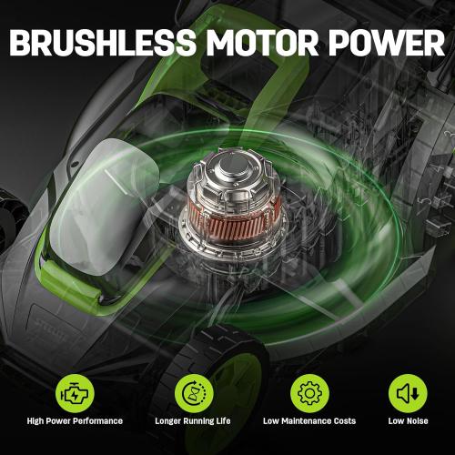 STEELITE 20V 13-Inch Cordless Electric Lawn Mower
