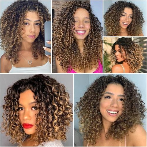 Curly Crochet Hair GoGo Curl Crochet Hair for Women 12 Inch 6Packs 1B/33/30