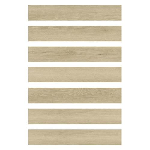 Light Oak 2 MIL x 6 in. W x 36 in. L Water Resistant Peel and Stick Vinyl Tile Flooring (10.5 sq. ft.)