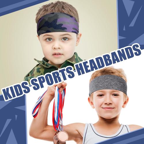 10 PCS Sweatbands for Kids Soccer Headbands Boys, Novel Style