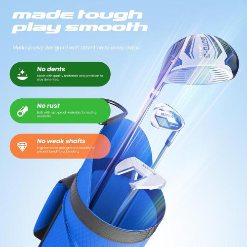 SPARK-25 - Junior Golf Club Sets for Ages 3–14 | 5, 6, or 7 Pieces