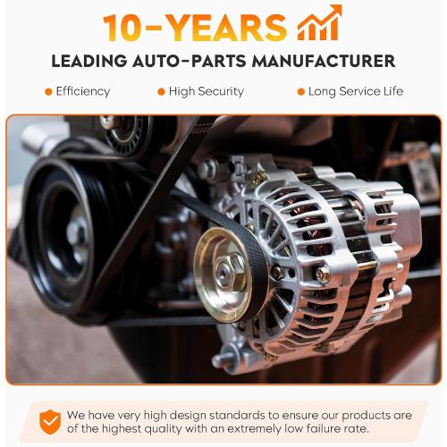 New Alternator for 3.5L 2008-2010 Honda Odyssey, 2009-2011 Pilot, 2009-2011