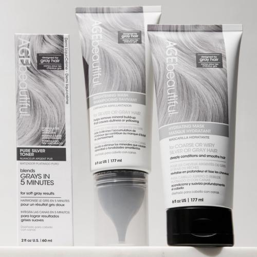 AGE beautiful Deep Conditioning Hair Mask for Coarse, Silver & Gray Hair