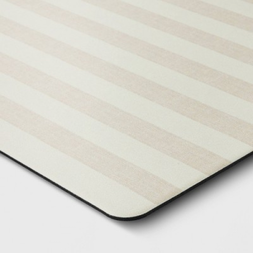 1'8x5 Low Profile Kitchen Runner Oatmeal Striped - Room Essentials™