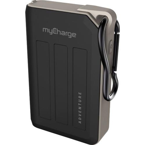 MyCharge - Adventure H2O Turbo 10,050 MAh Portable Charger for Most USB Enabled Devices - Gray