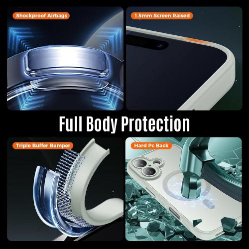 Symcele Designed for iPhone 17 Case, Calke Green