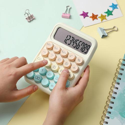 Mr. Pen- Mechanical Switch Calculator, 12 Digit Large LCD Display