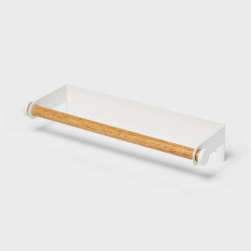 Paper Towel Holder White - Brightroom Metal Kitchen Holder, Napkin  Sponge Organizer, Width