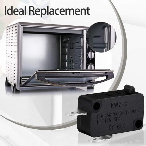 Weewooday 6 Pcs Microwave Oven Door Switch Replacement Part