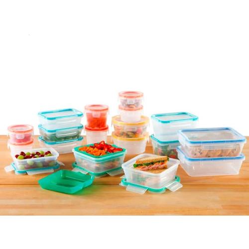 (INCOMPLETE SET) Snapware BPA-Free Plastic Storage Container Set - 38 pcs