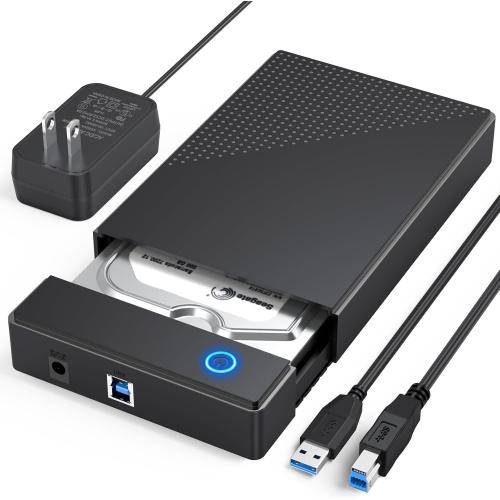 3.5 Hard Drive Enclosure, USB 3.0 Internal/External Hard Drive Case