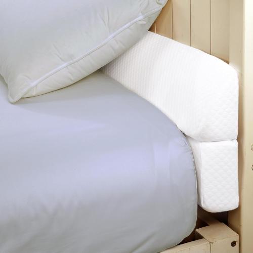 HOMBYS Wedge Pillow Headboard for Bed Gap,Foldable Bed Wedge Gap Filler Queen Size,Matterss Gap Filler,Multi Functional Bed Crack Pillow, Fill The Gap (0-7) Between Your Headboard and Mattress,White