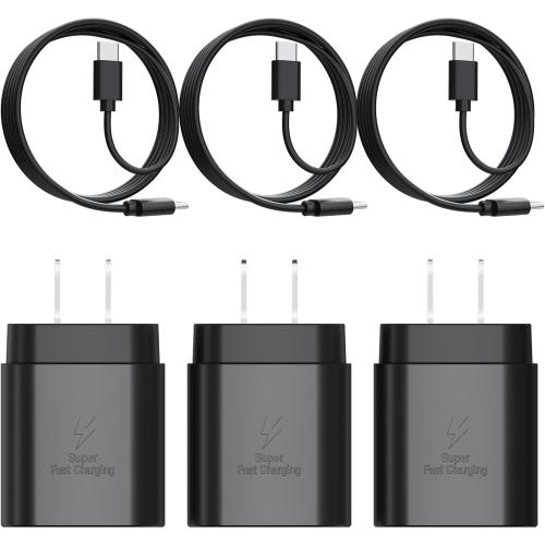 Type C Charger 25W Type C Super Fast Charging Block USB C Charger Cable