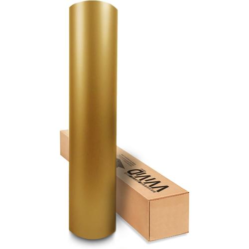 VViViD Matte Metallic Pearl Gold Vinyl Wrap Roll with Air Release Technology (3ft x 5ft)