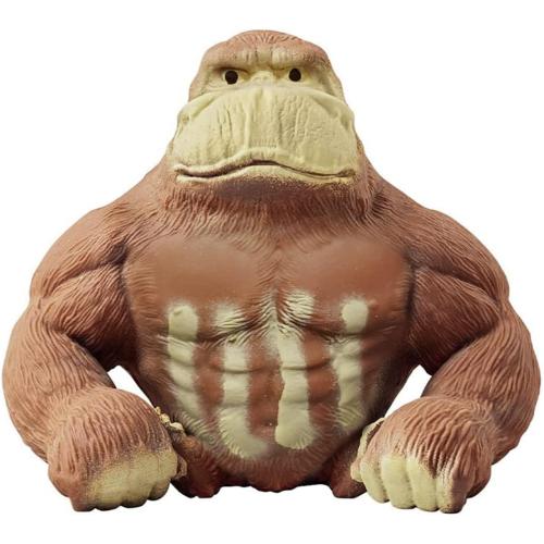 Squishy Monkey Toy, Stretch Gorilla Toy, Decompress and Stretch Stress Relief Toys, Cute as Animal Toys, Stretchy Gorilla Action Figure for Kids Child Boys Girls