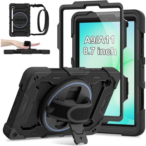 for Galaxy Tab A11/A9 Case 8.7 inch 2025/2023 with Screen Protector
