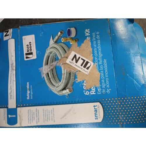 6 ft. Stainless Steel Refrigerator Waterline Kit