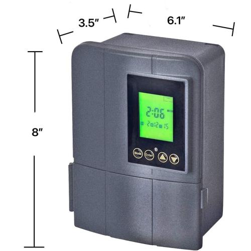 Wohenhao 300W Low Voltage Landscape Lighting Transformer Outdoor LED Power Supply with Dusk to Dawn Sensor & Astronomical Timer, Waterproof, Toroidal Core Design, ETL Listed