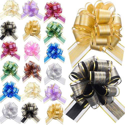 20 Pcs 6 Inch Xmas Pull Bows for Gift Wrapping, Assorted Color
