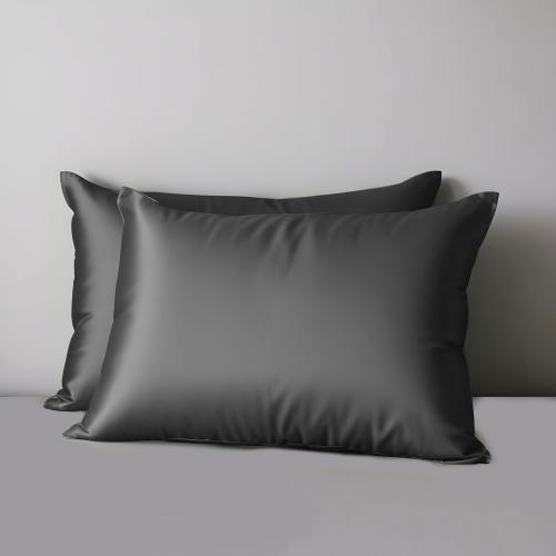LINENWALAS Tencel Lyocell Silk Pillowcases for Hair and Skin, King Size 20x40 with Envelop Closure Soft, Breathable, Eucalyptus Cooling Pillowcases Set of 2 (Blue Dark, King)