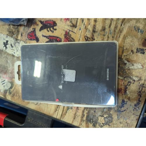 Samsung Carrying Case (Book Fold) for 8.7 Samsung Galaxy Tab A7 Lite Tablet - Gray - Ding Resistant