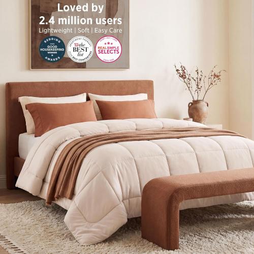 Comforter blanket beige