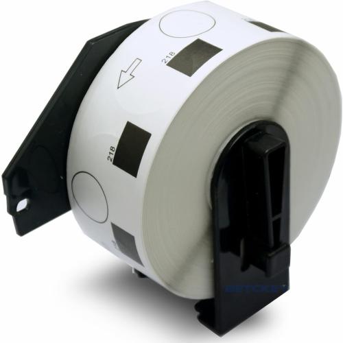 BETCKEY - Compatible Round Labels Replacement for Brother DK-1218 (0.94 in Dia), Use with Brother QL Label Printers [1 Roll/1000 Labels]