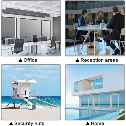 Volcanics One Way Window Privacy Film Daytime Privacy 17.5 x 78.7, Silver