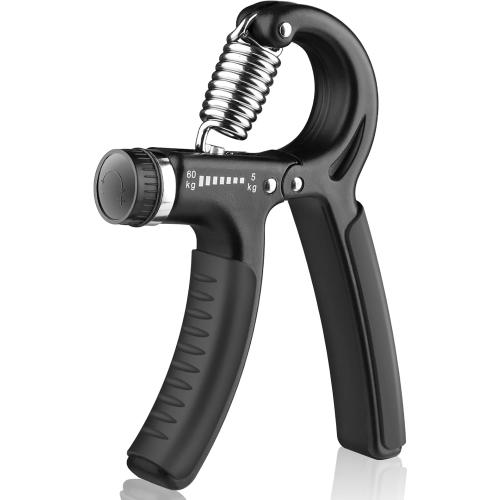 AIXPI Grip Strength Trainer, Hand Grip Exerciser Strengthener with Adjustable Resistance 11-132 Lbs (5-60kg), Forearm Strengthener, Hand Exerciser for Muscle Building and Injury Recover 1 PACK