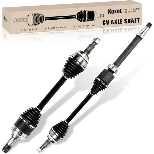 2PC Front CV Axle Shaft Assembly for Lexus RX350 2010 2011 2012 2013 2014 V6 3.5L AWD, for Toyota Highlander 2014 2015 2016 V6 3.5L GAS AWD, Venza 2009-2015 V6 3.5L AWD, #66-5307 66-5308