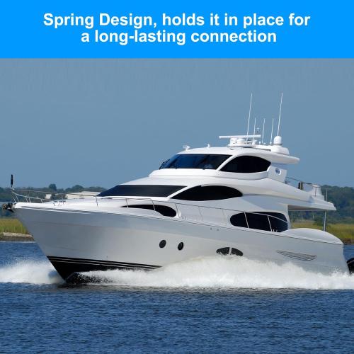PATIKIL 316 Stainless Steel Quick Release Pin Bimini Top Pins Boat Marine Hardware with Drop Cam & Spring for Deck Boat Bimini Top