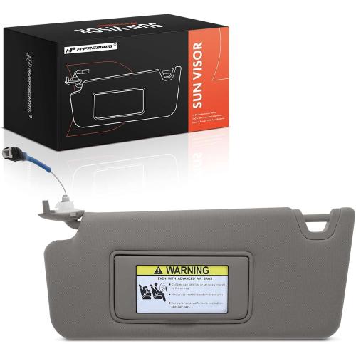A-Premium Left Driver Side Sun Visor
